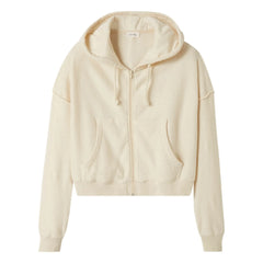 American Vintage - Sudadera con cremallera de algodón orgánico Bobypark | Crudo