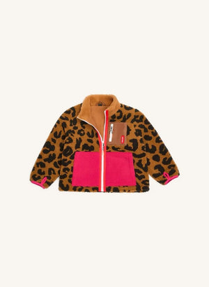 Hola Hossy - Chaqueta de Polares de Leopardo | Marrón