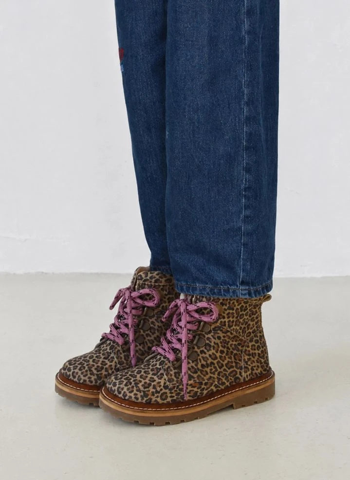 du Loua - Louen Sweden Botines con cordones | Beige