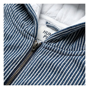 Hundred Pieces - Wyatt Denim Chaqueta de rayas | Índigo azul