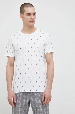 Top de pijama de algodón de manga corta Polo Ralph Lauren