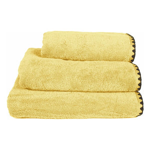 Haomy - Toalla de baño de algodón Issey | Amarillo Paja
