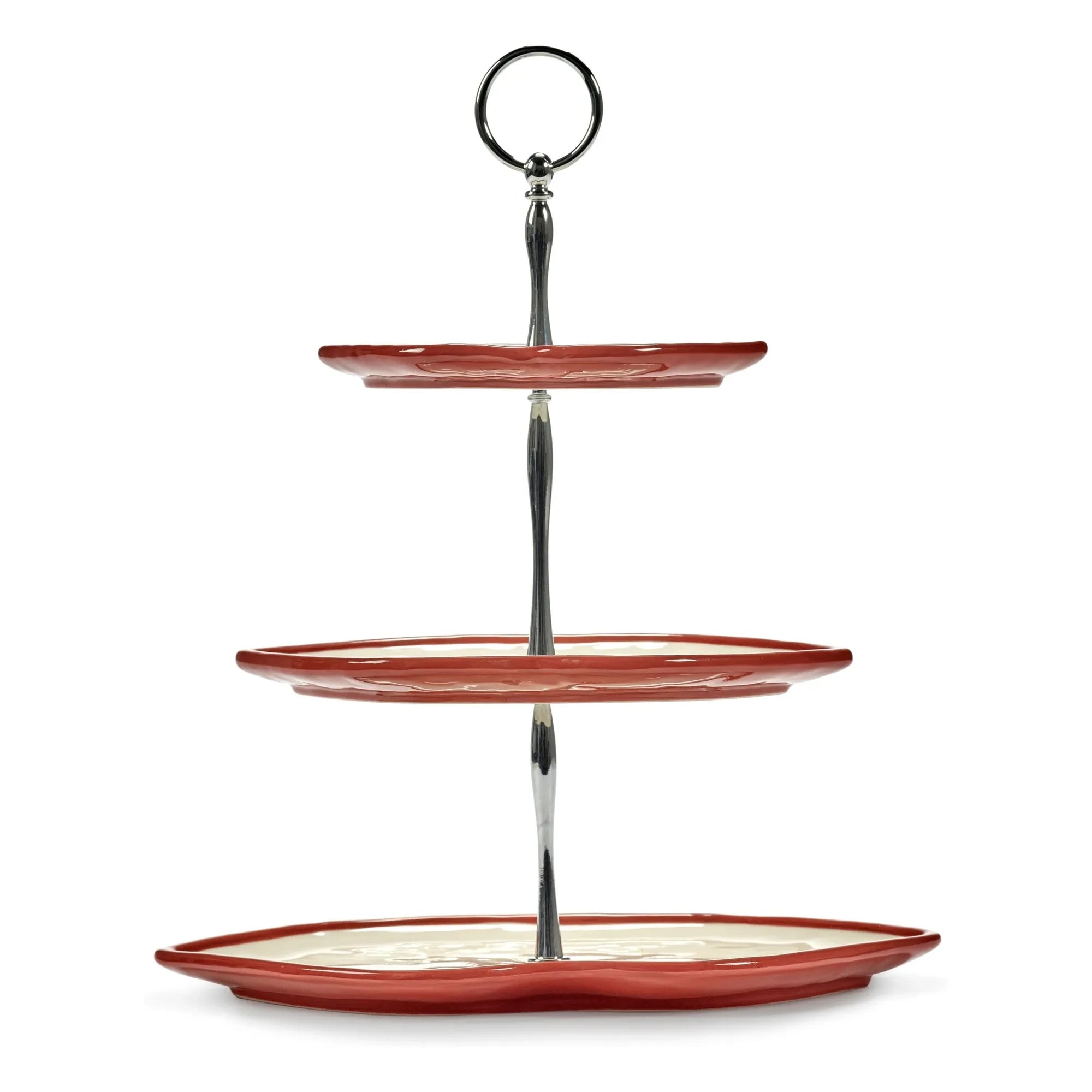 Serax - Soporte para tartas de 3 pisos, Wouters & Hendrix | Rojo