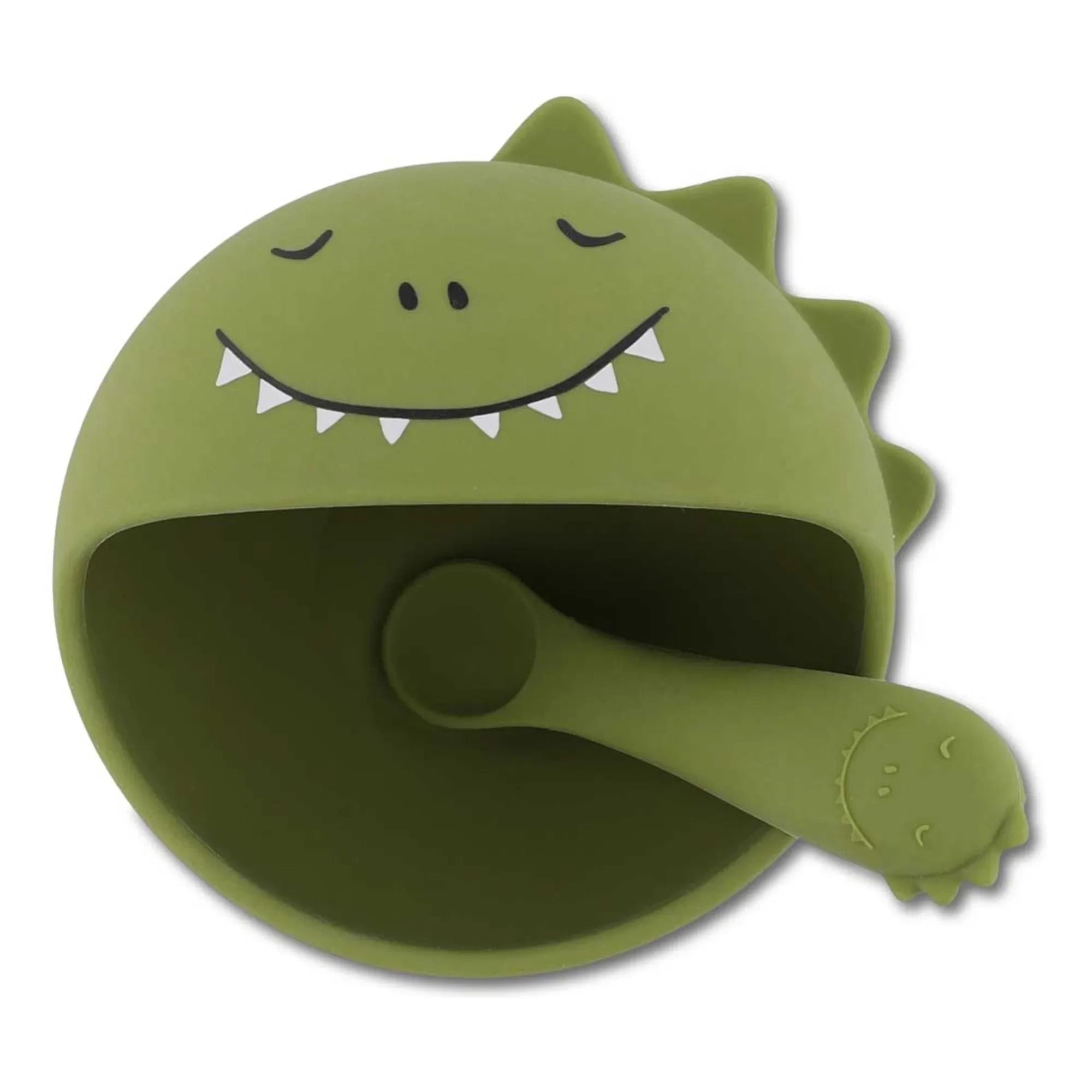 Trixie - Set de comida para bebé Mr. Dino | Verde