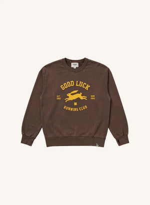 Finger in the nose - "Blow Good Luck" Sudadera de algodón orgánico | Chocolate