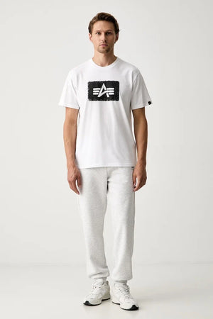 Alpha Industries Camiseta Algodón Hombre Washed Out