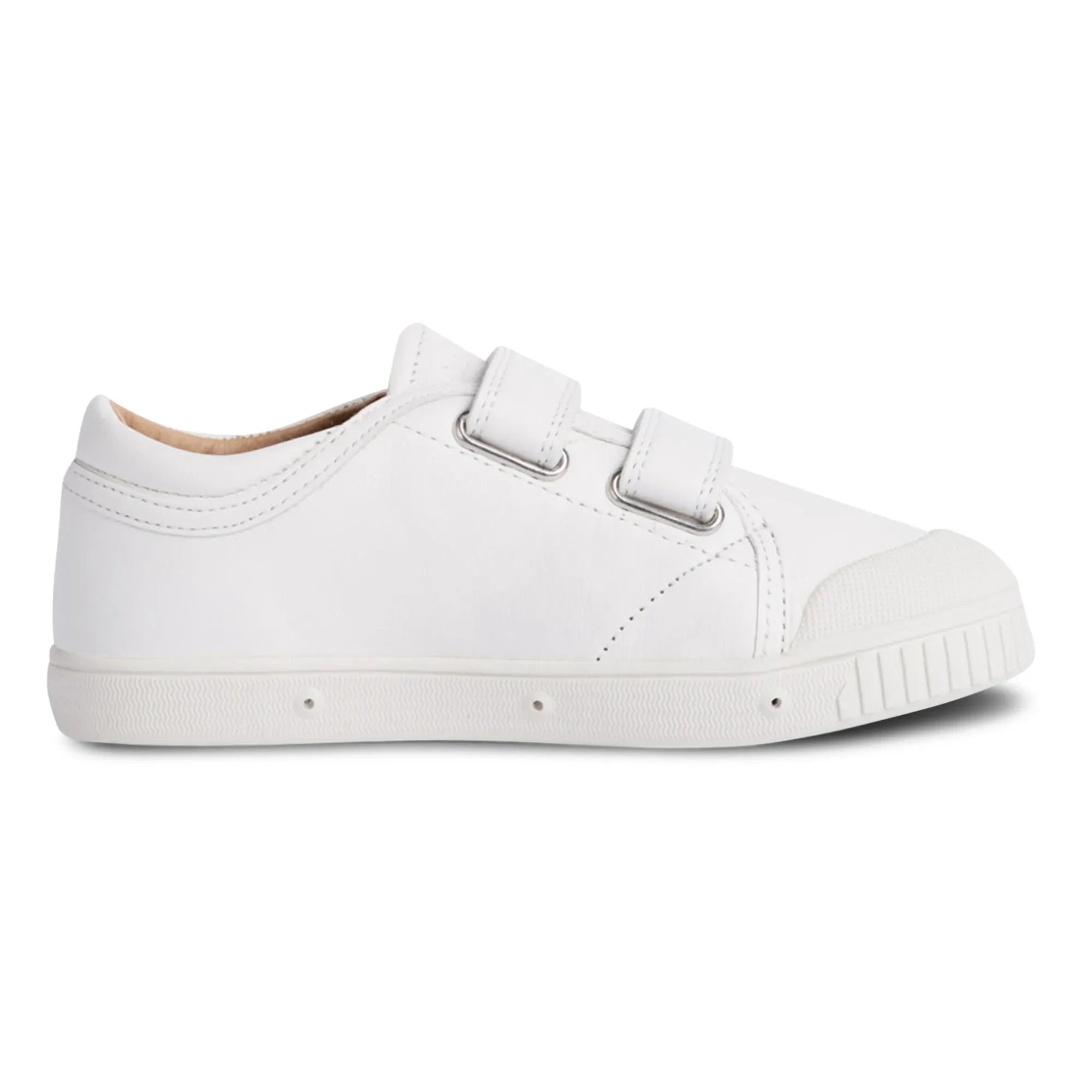Zapatillas bajas Spring Court G2 Nappa con velcro | Blancas