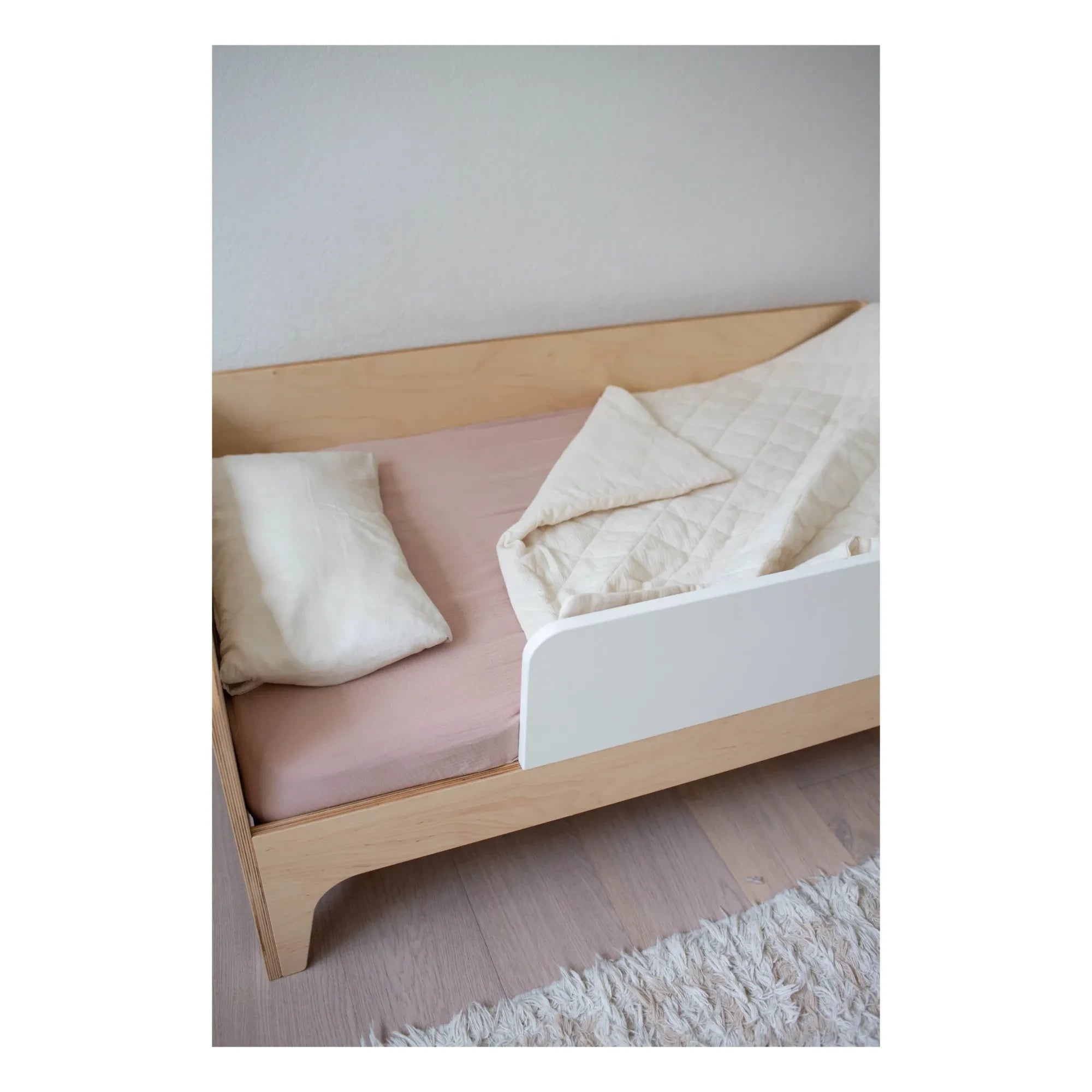 Soft Spot - Sábana bajera de algodón orgánico | Rosa