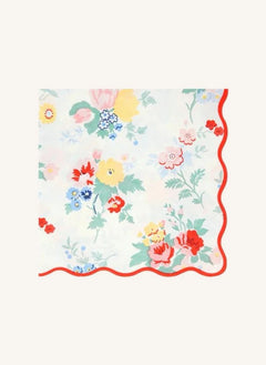 Meri Meri - Servilletas de Papel con Estampado Floral Vintage - Set de 16