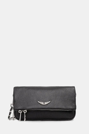 Bolso de piel ZADIG&VOLTAIRE ROCK NANO GRAINED LEATHER