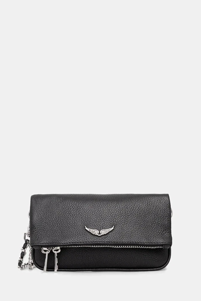 Bolso de piel ZADIG&VOLTAIRE ROCK NANO GRAINED LEATHER