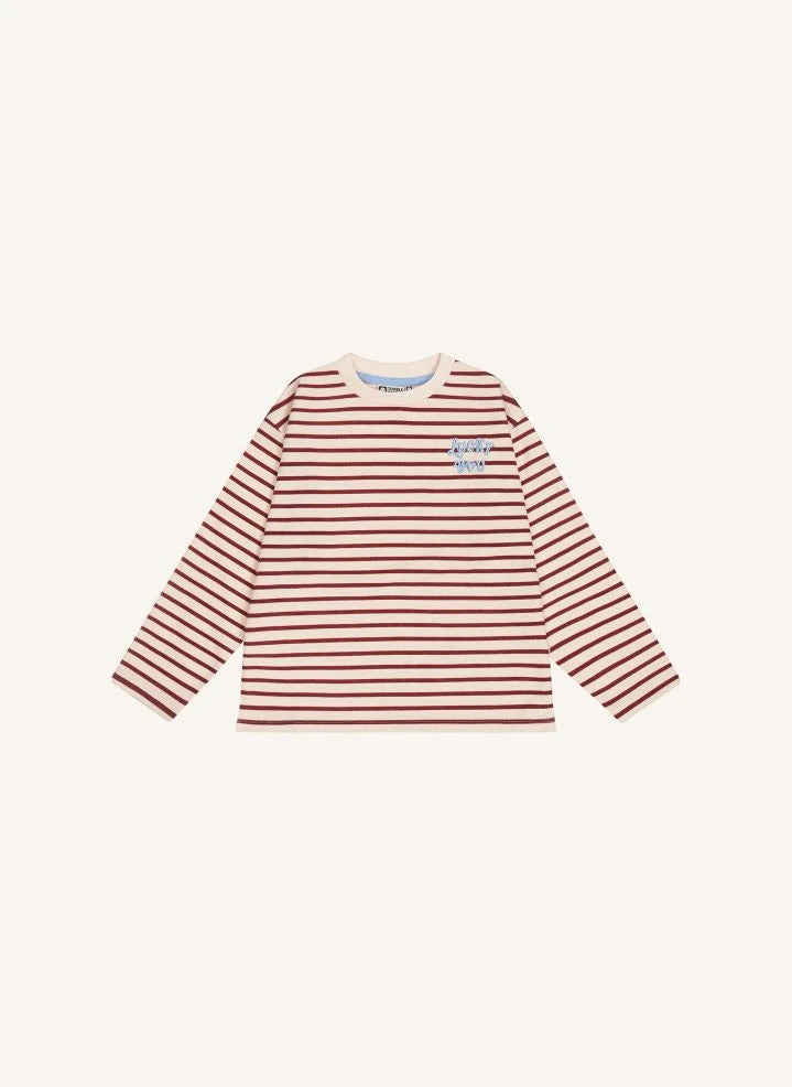 Tumble N'Dry - Celine Camiseta de Manga Larga de Algodón Orgánico | Burdeos