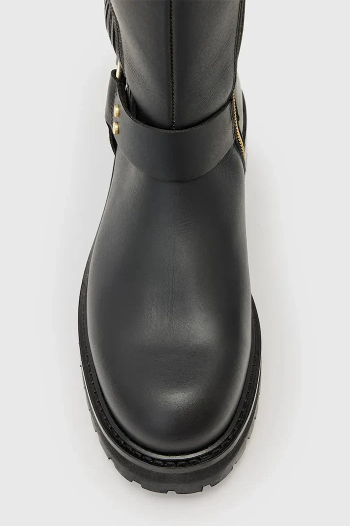 Botas de cuero altas Maddie de AllSaints