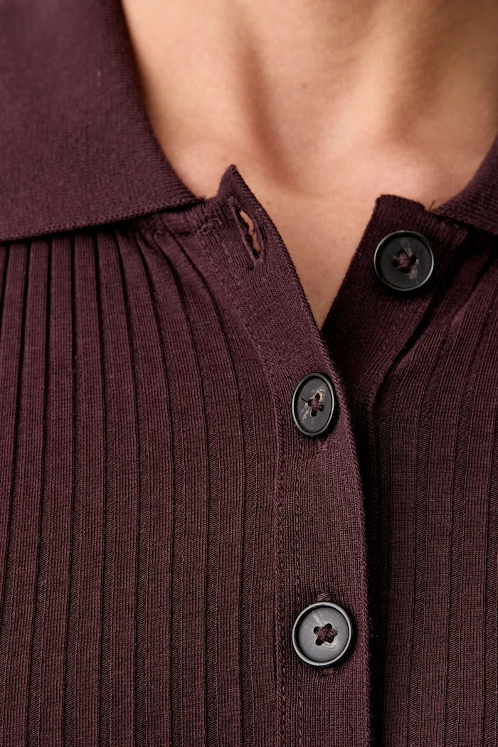 Blusa de algodón de manga larga para mujer