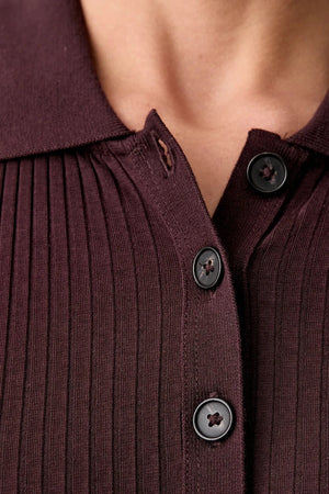 Blusa de algodón de manga larga para mujer