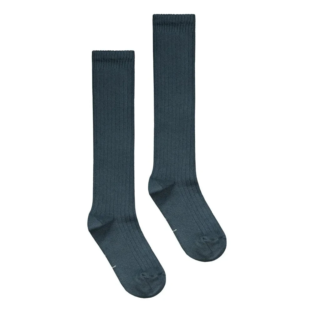 Gray Label - Calcetines de algodón orgánico | Gris azulado