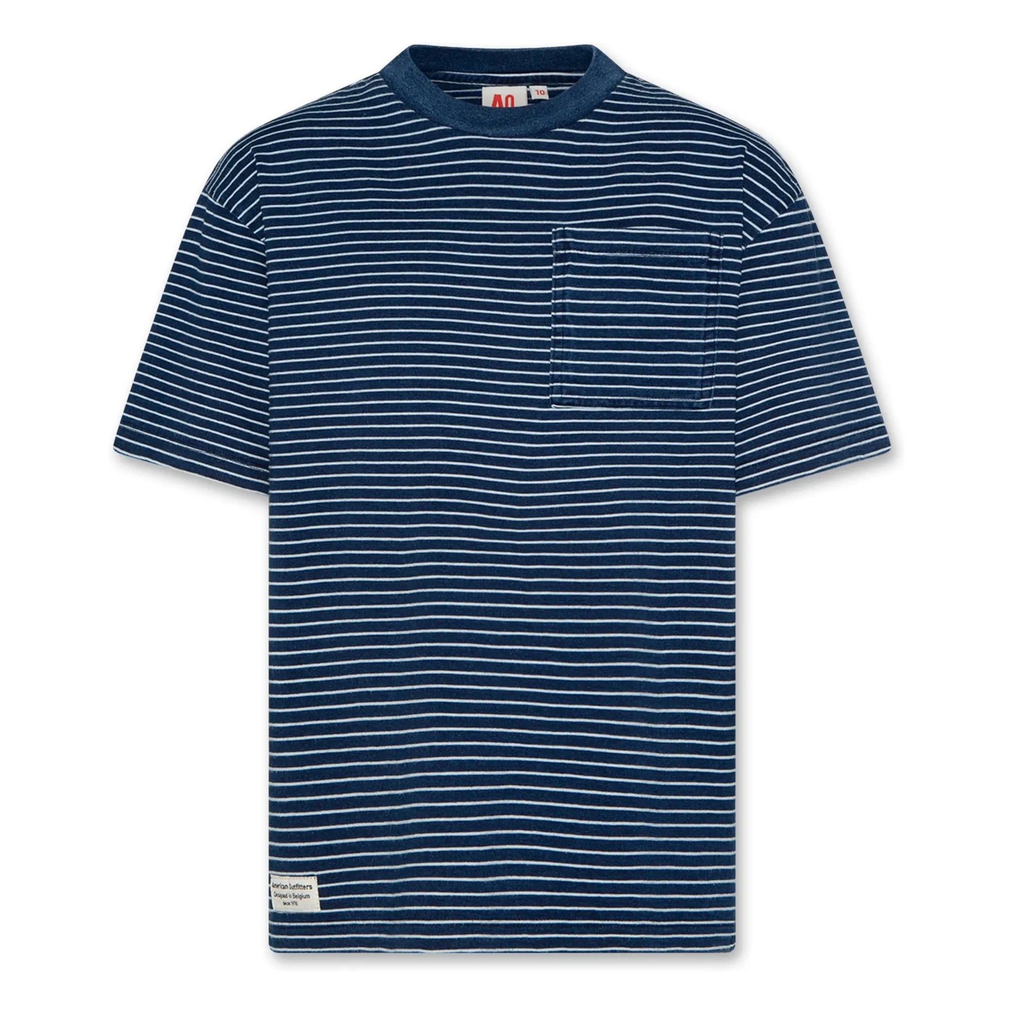 AO76 - Camiseta Kanye de fibra reciclada | Azul marino