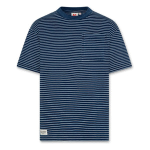 AO76 - Camiseta Kanye de fibra reciclada | Azul marino