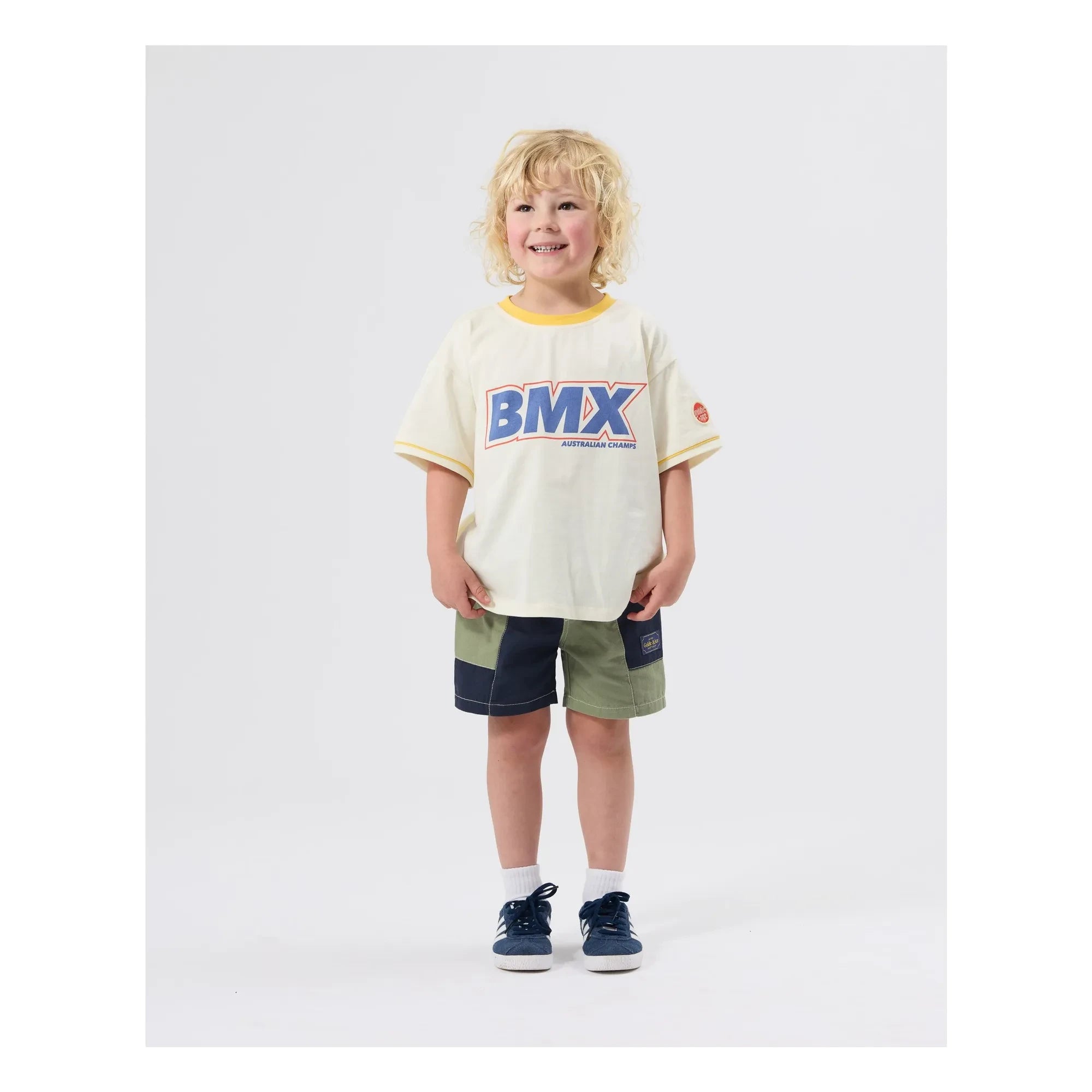 Goldie + Ace - Camiseta oversize BMX | Crema