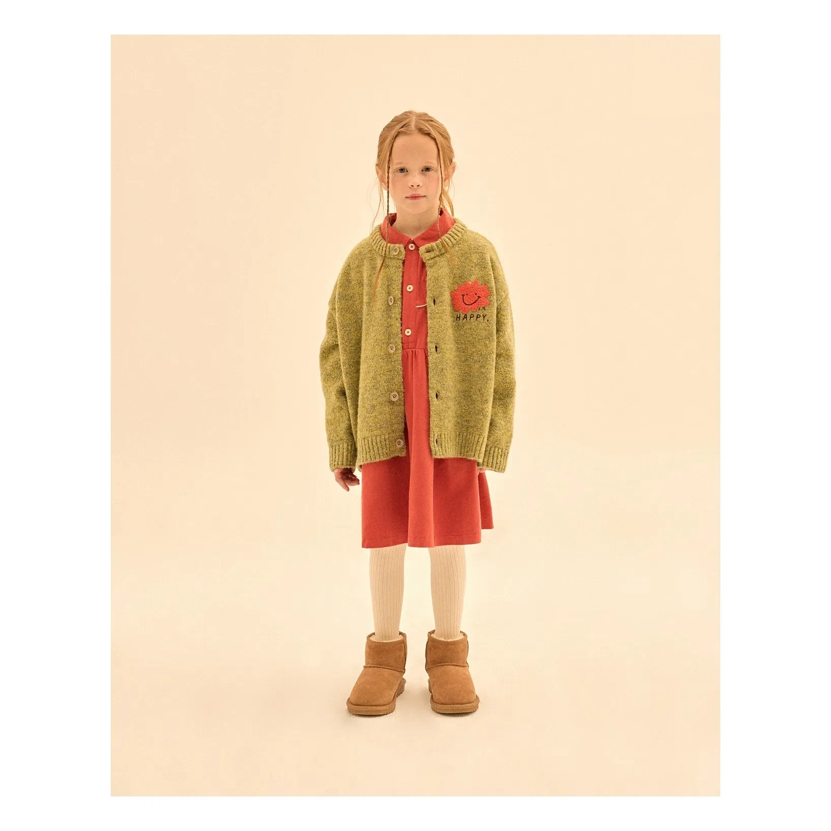 Jelly Mallow - Cardigan Feliz | Verde Oliva