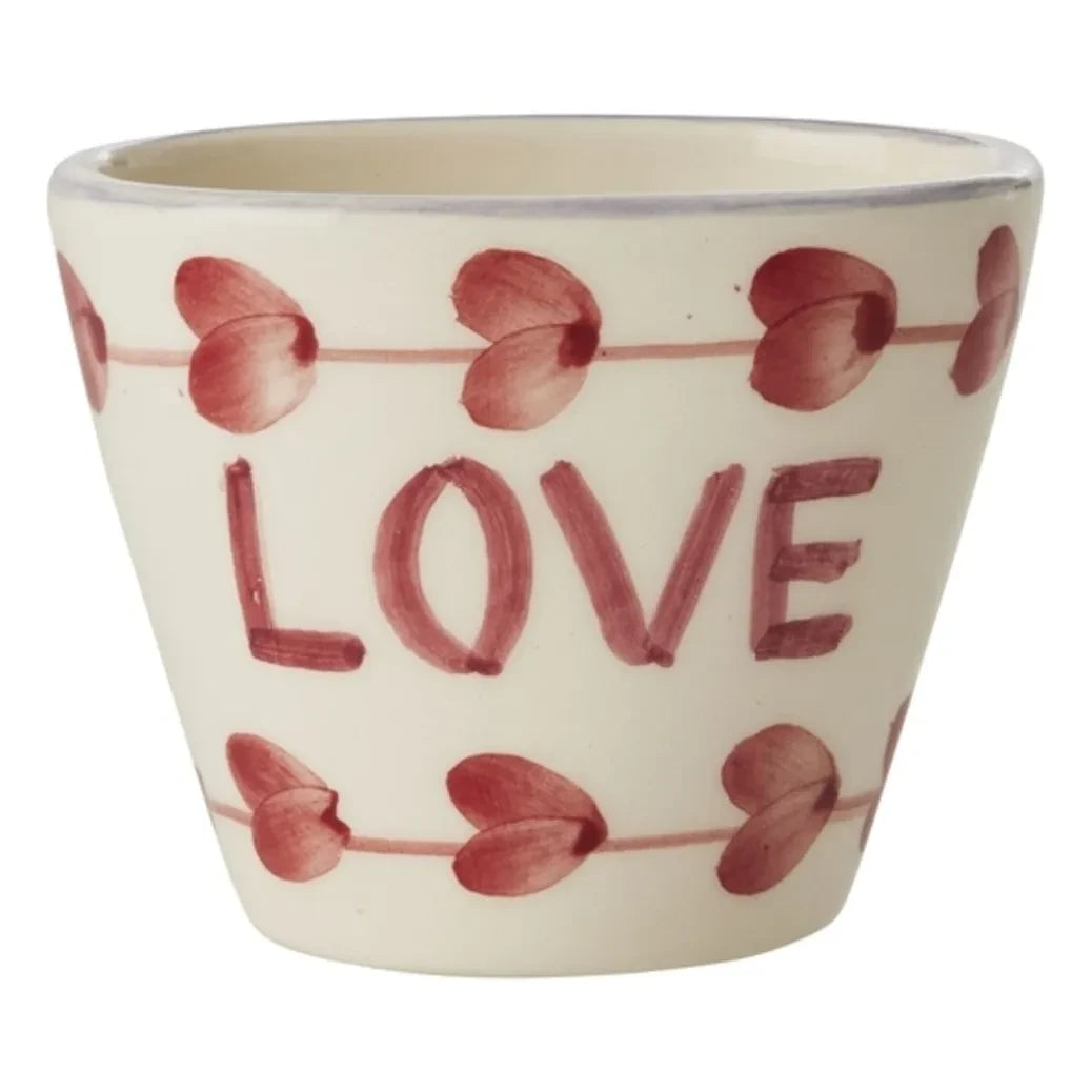 Rice - Taza de cerámica para café espresso Love | Crudo