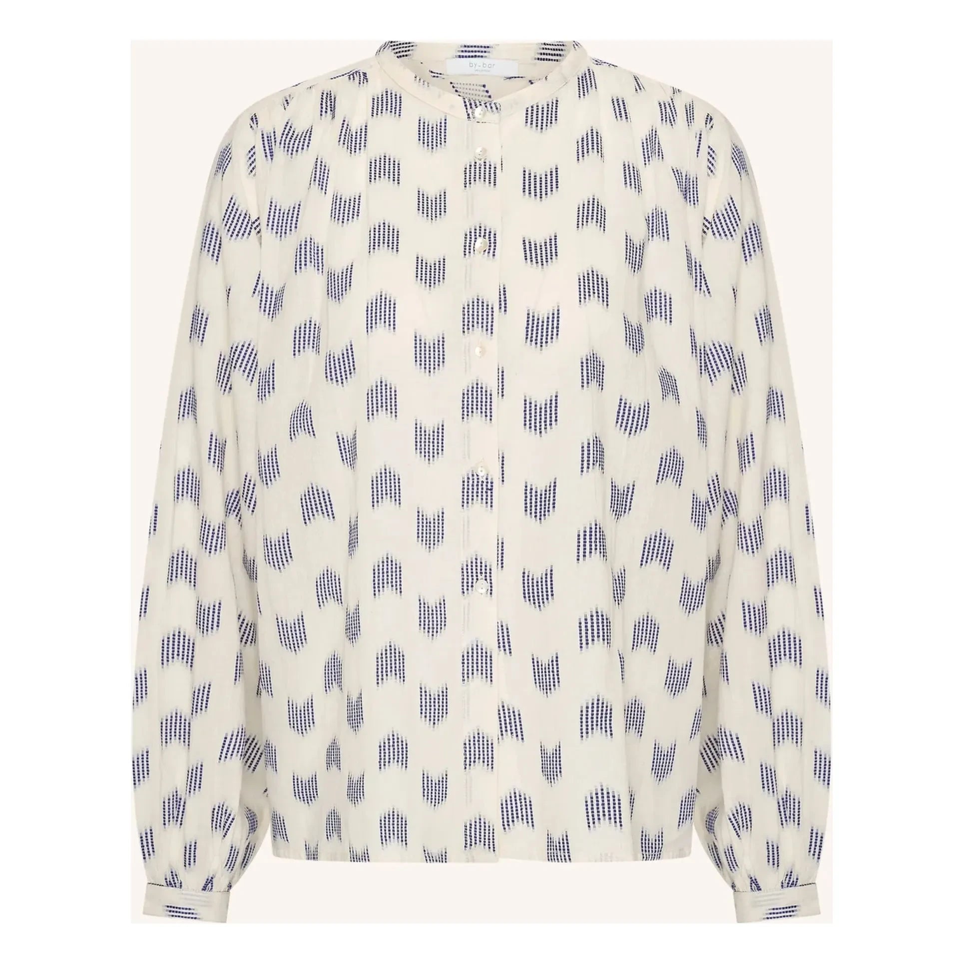 By Bar - Nyka Oase Blusa de algodón | Azul