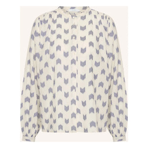 By Bar - Nyka Oase Blusa de algodón | Azul