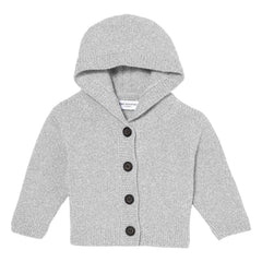 Bompard - Chaleco con capucha de cachemira | Gris