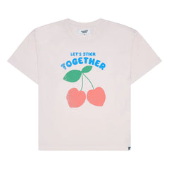 Hundred Pieces - Camiseta de algodón orgánico Luna | Rosa claro