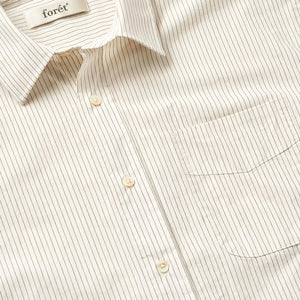 Forét - Camisa de algodón orgánico Scoot | Gris Azul
