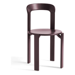 Hay - Silla de madera pulida Rey - Bruno Rey | Morado Berenjena