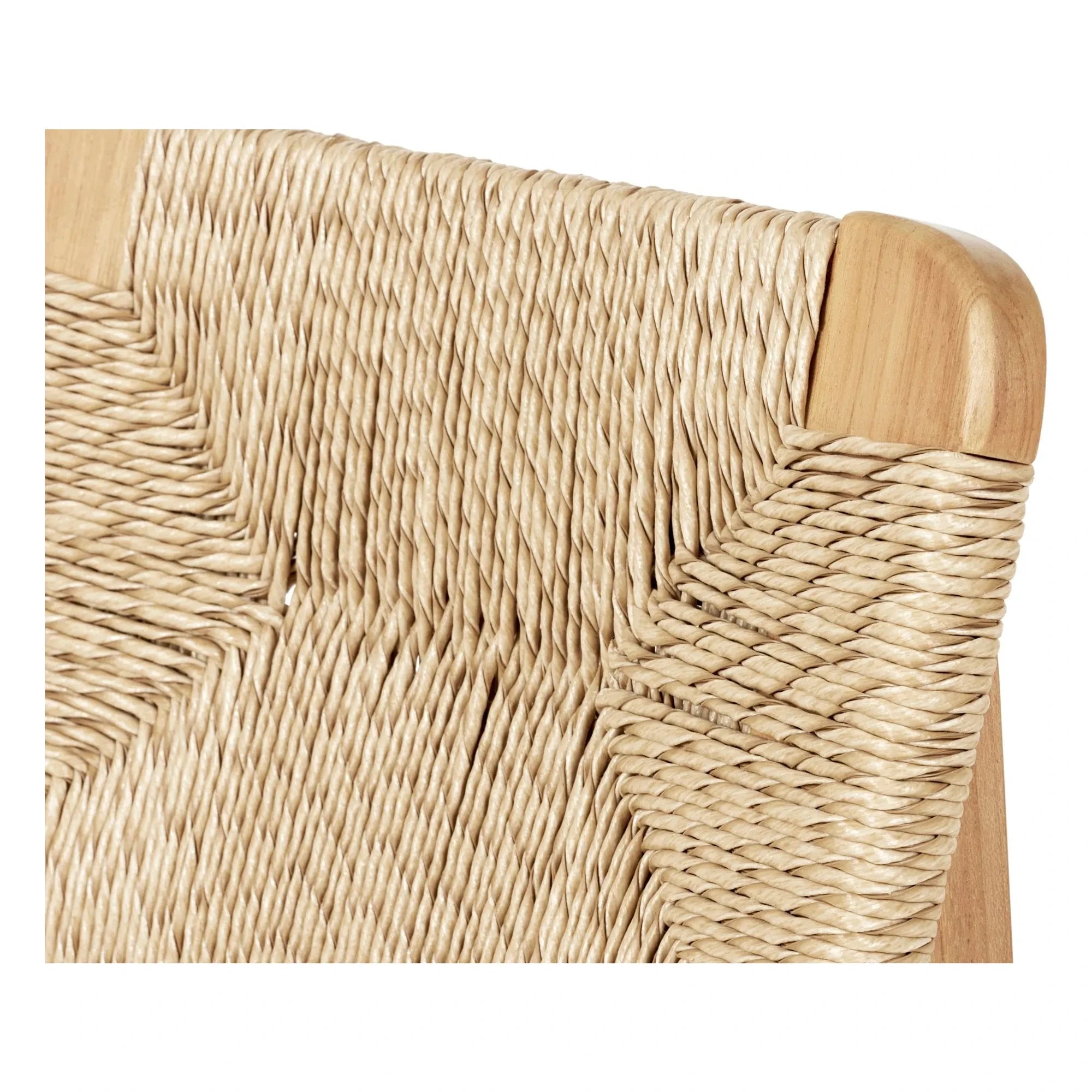 Gubi - Silla de exterior Marcel Gascoin con asiento de cuerda