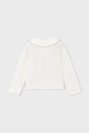 Blusa infantil Mayoral de algodón y elastano