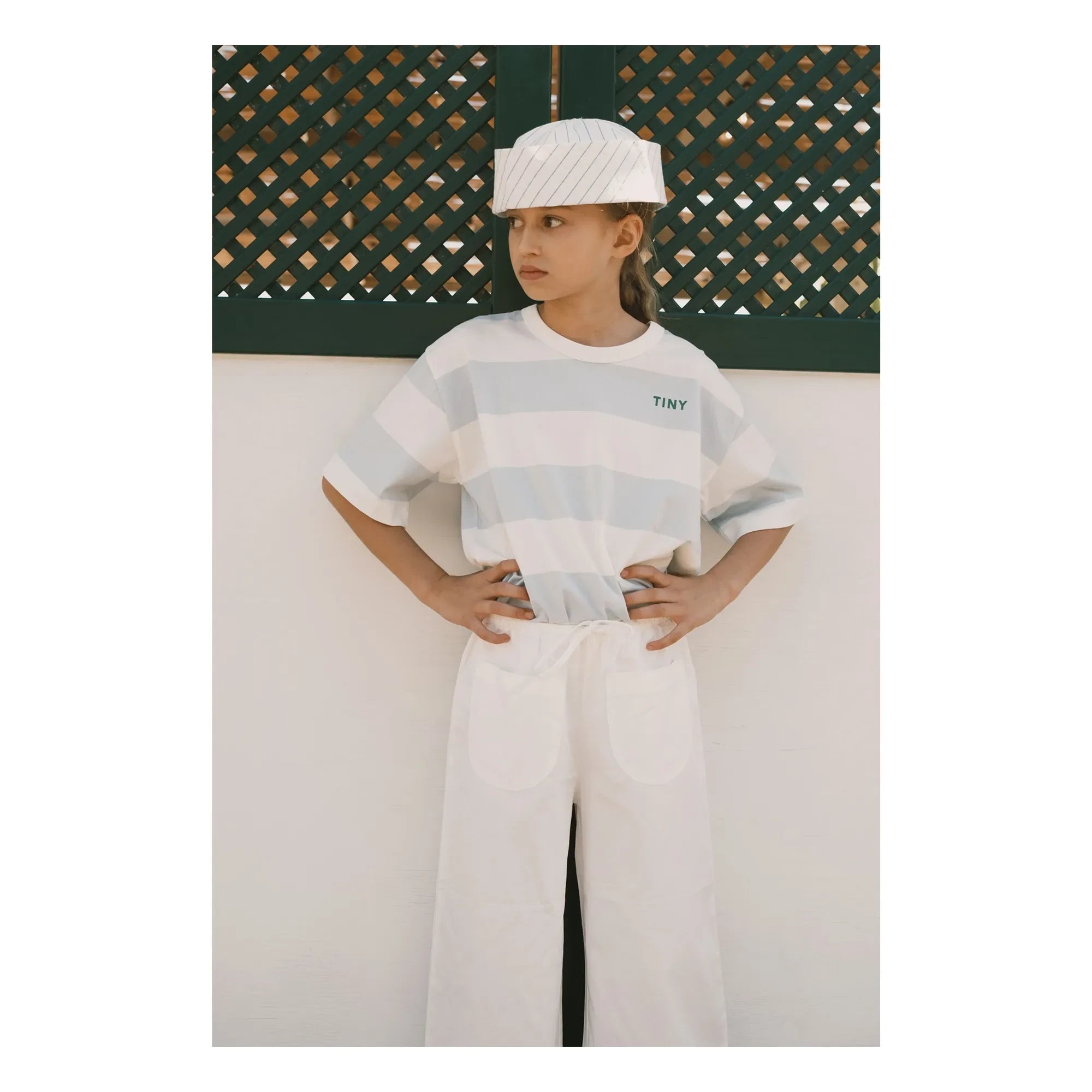 Tinycottons - Camiseta de rayas de algodón orgánico | Azul