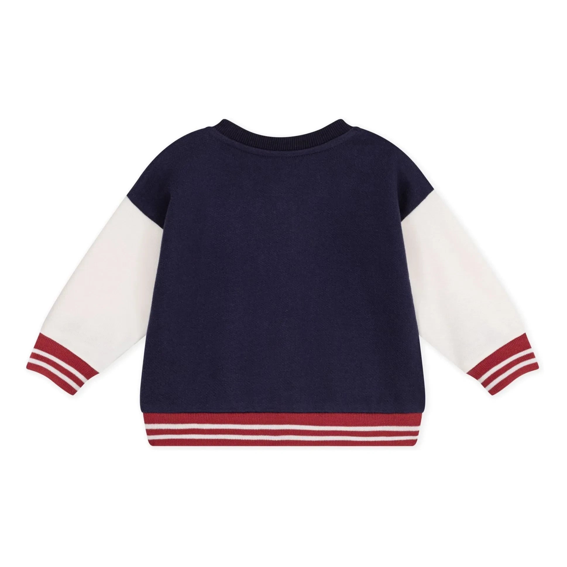 Petit Bateau - Organik Pamuk Teddy Ceket | Gece mavisi