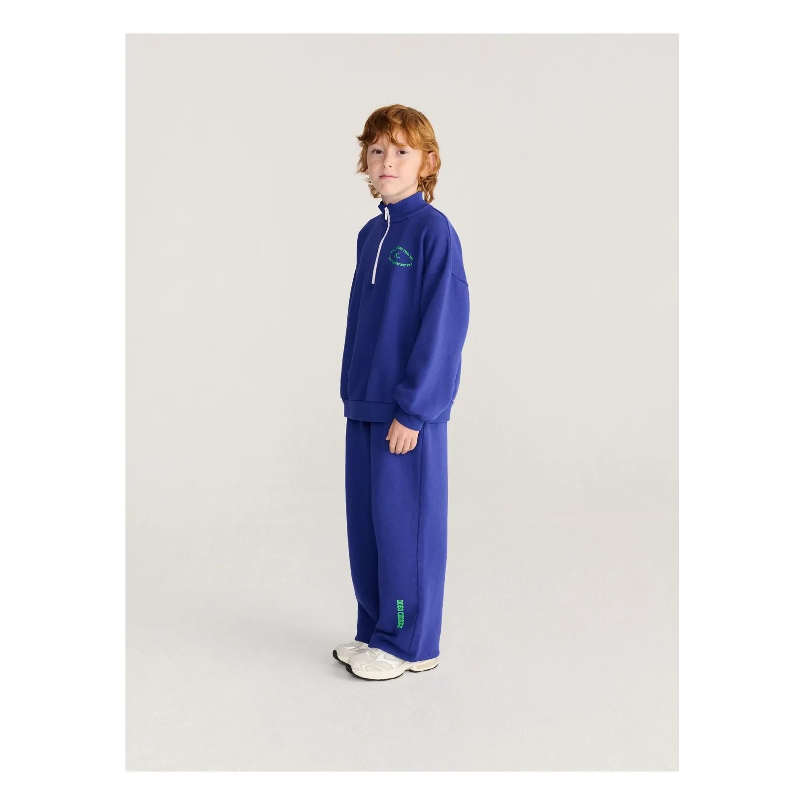 Bobo Choses - B.C. Organik Pamuklu Fermuarlı Sweatshirt | Lacivert