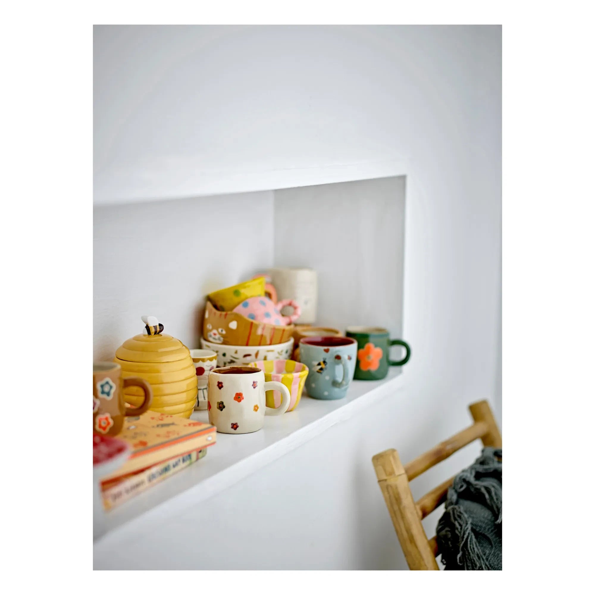 Bloomingville Mini - Taza de gres Addy | Verde