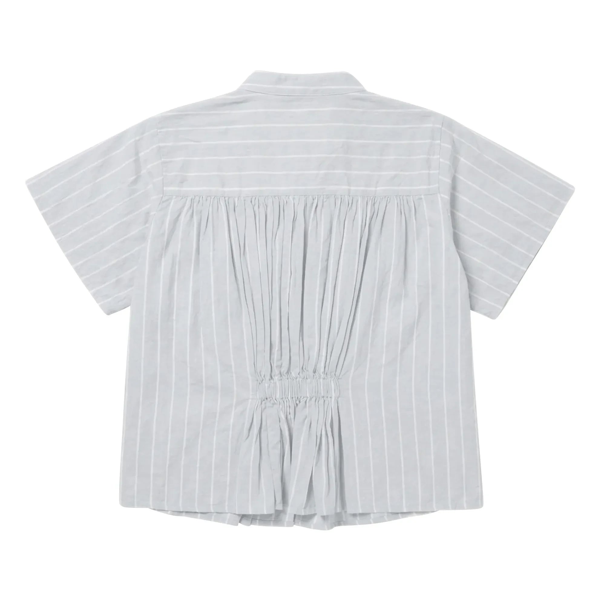 BELLEPIECE - Blusa de rayas Patrizia Cotton | Azul claro