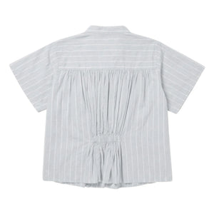 BELLEPIECE - Blusa de rayas Patrizia Cotton | Azul claro