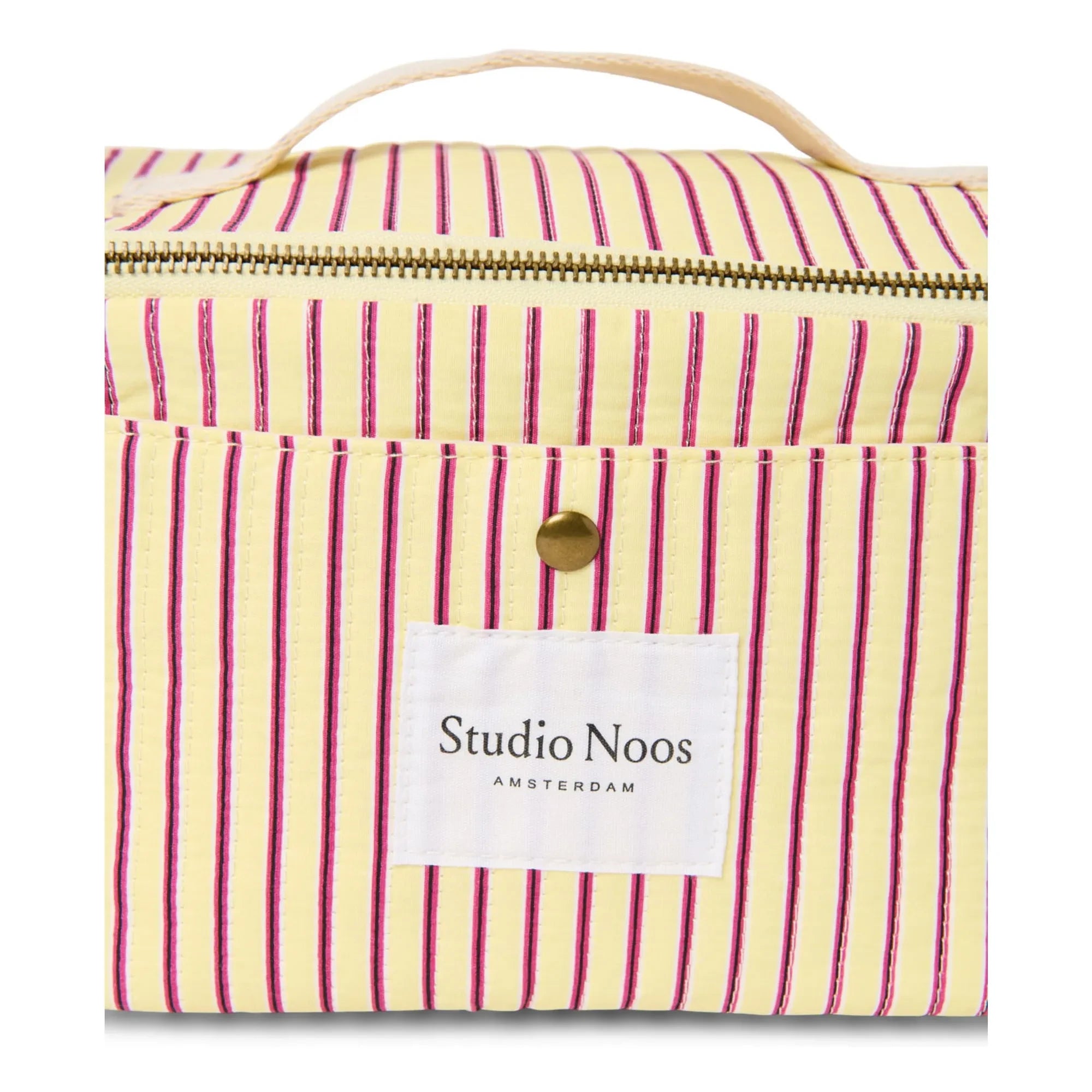 Studio Noos - Bolsa refrigerante a rayas | Amarillo pálido