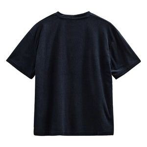 Anerkjendt - Camiseta de rizo Akvillads | Azul oscuro