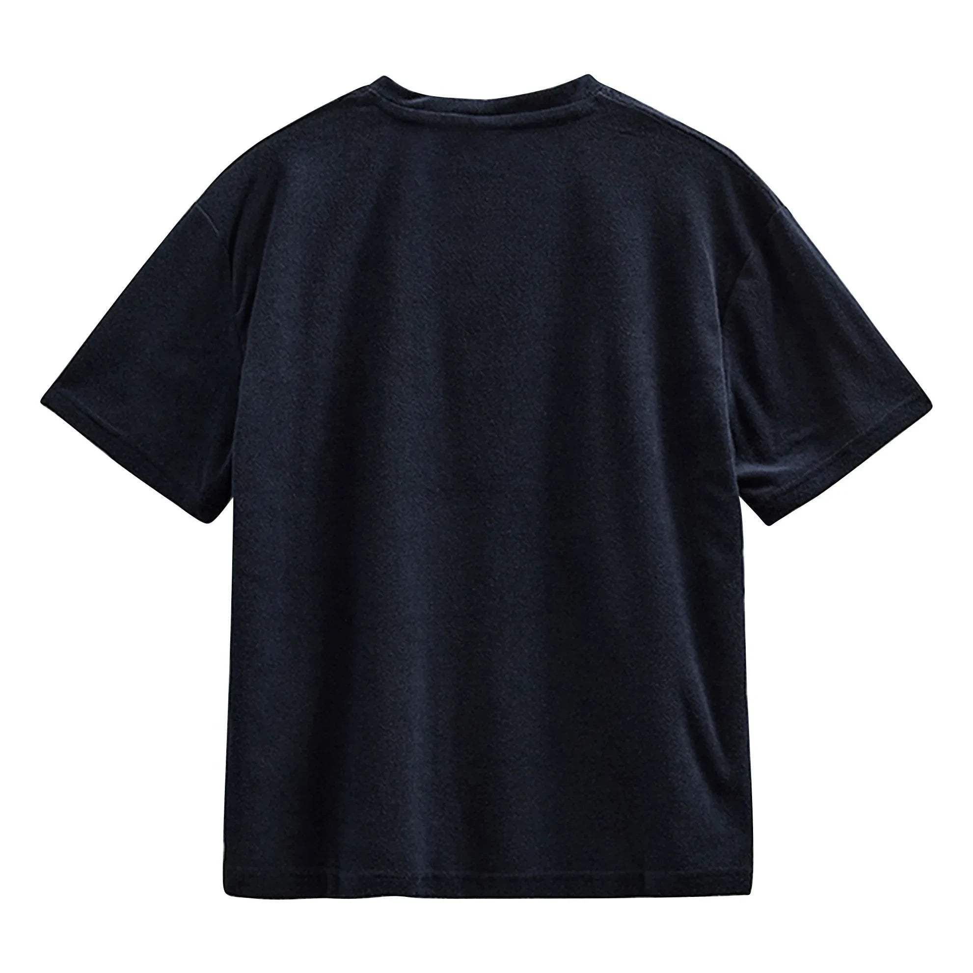 Anerkjendt - Camiseta de rizo Akvillads | Azul oscuro