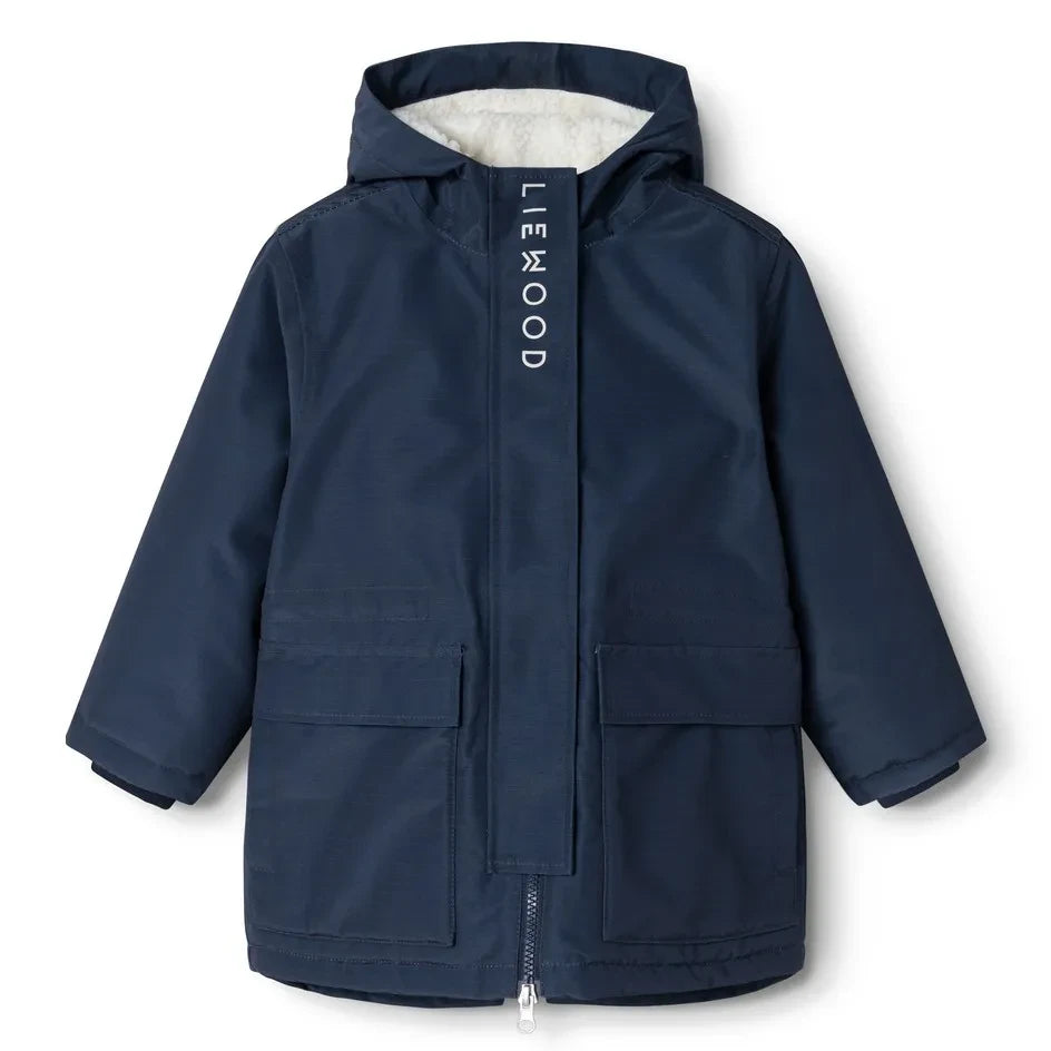 Liewood - Timba Parka hecha de fibras recicladas | Azul marino