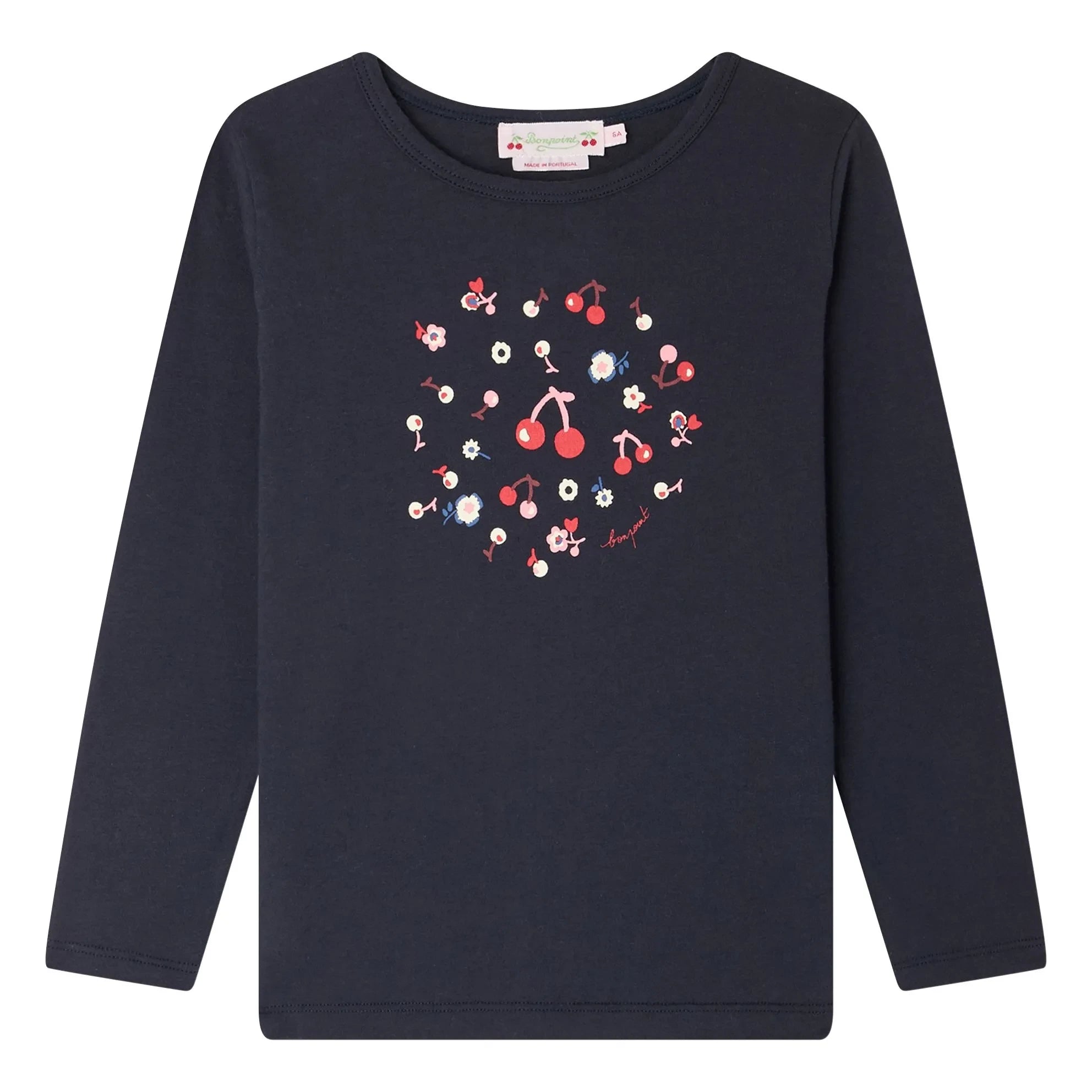 Bonpoint - Camiseta Tidjiane de algodón orgánico | Azul marino