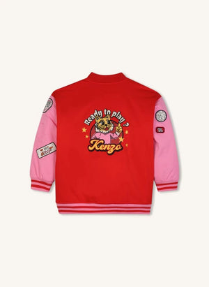Kenzo - Cazadora bomber con parche bordado Kenzo Flower | Rojo