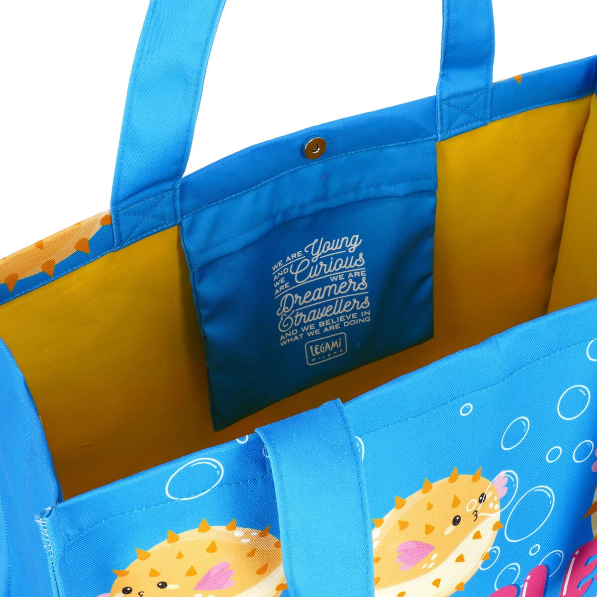 Legami - Bolsa de playa Pufferfish
