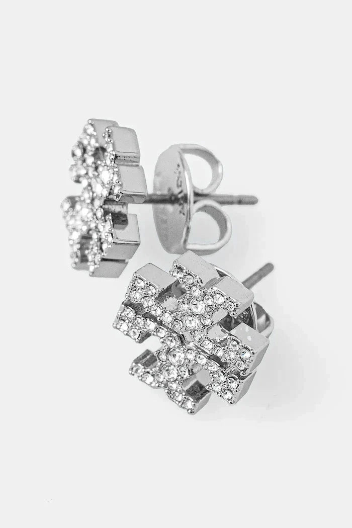 Pendientes Kira Pave Stud de Tory Burch