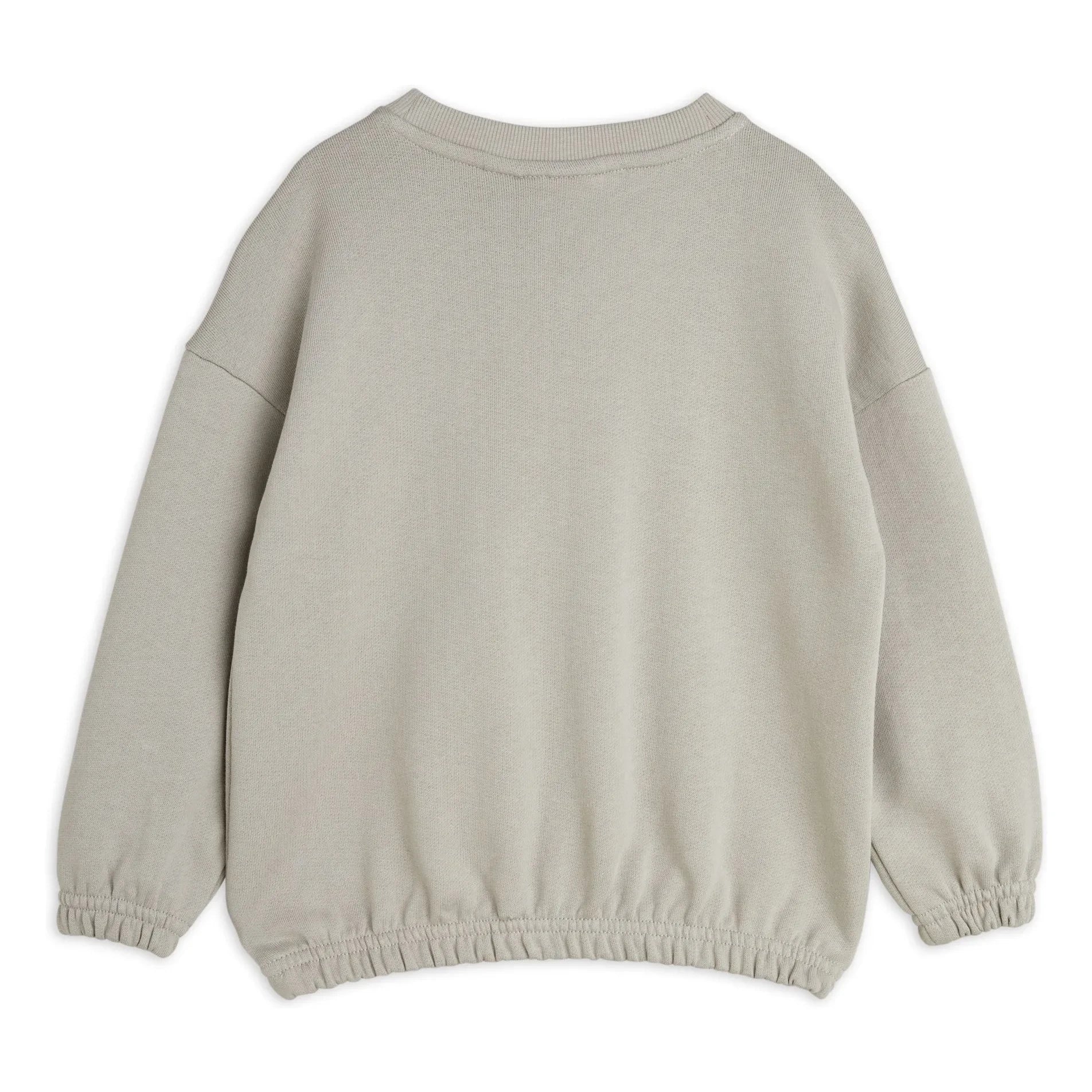 Mini Rodini - Sudadera de Algodón Orgánico con Gato | Gris