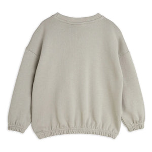 Mini Rodini - Sudadera de Algodón Orgánico con Gato | Gris