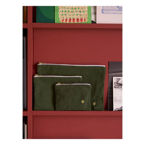 La cerise sur le gâteau - Bolso de mano Iona clutch | Verde bosque